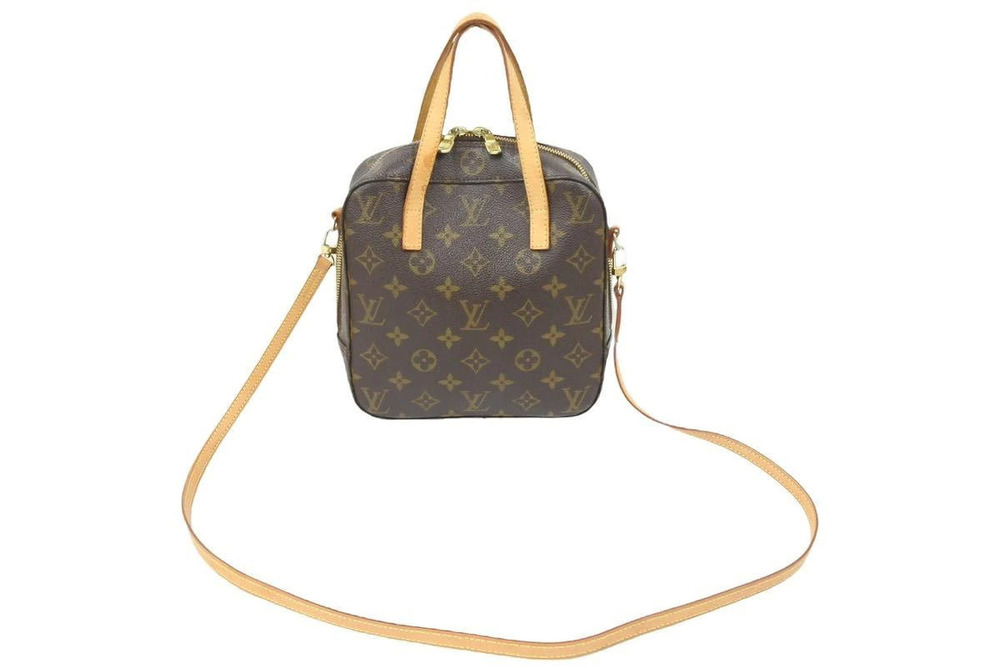 Louis Vuitton Spontini Shoulder Bag Monogram Brown